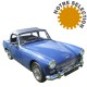 Capote Austin Healey Sprite MK3 en Vinyle