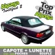 Capote Bmw E36 en Alpaga Twillfast II avec/sans poches