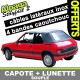 Capote Peugeot 205 cabriolet en Alpaga Stayfast