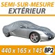 Bâche housse extérieur de protection pour voiture taille 2
