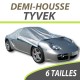 Demi-housse extérieure/intérieure HALFCOVER en Tyvek - Housse auto : Bache protection voiture