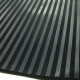 Tapis de sol en caoutchouc noir stries larges et fines
