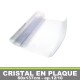 Cristal transparent 60x137cm - 12/10