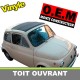 Capote toit ouvrant Fiat 500 F/L/R en vinyle sans armature