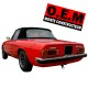 Capote Alfa Romeo Coda Tronca 1750/2000 en coton double face Pininfarina