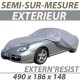 Housse ext&eacute;rieure semi-sur-mesure en PVC ExternResist - Housse auto : Bache protection Jaguar XJS cabriolet