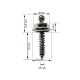Bouton Tenax vis tôle 4x16mm