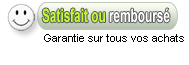 Satisfait ou remboursé sur tous nos produits en stock