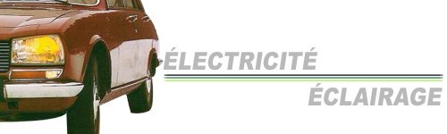 ELECTRICITE / ECLAIRAGE