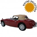 Capote auto Austin Healey 3000 BJ7 cabriolet en Vinyle avec lunette arriere en PVC