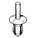 Rivet plastique noir &Oslash;3mm