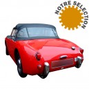 Capote auto Austin Healey Sprite MK1 Frog Eyes cabriolet en Vinyle avec lunette arriere en PVC