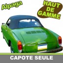 Capote auto Karmann Ghia cabriolet en Alpaga SF pour lunette verre