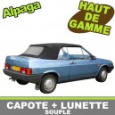 Capote auto Lada Samara Natacha cabriolet en Alpaga Sonnenland avec lunette arri&egrave;re en PVC
