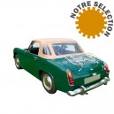 Capotes auto Austin Healey Sprite MK4 cabriolet en Vinyle avec lunette arriere en PVC