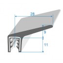 Joint de coffre sur armature m&eacute;tallique
