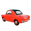 Capote auto Autobianchi Bianchina Trasformabile coup&eacute; d&eacute;couvrable en vinyle sur toile coton avec lunette arriere en PVC