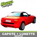 Capote auto BMW Z1 cabriolet en Alpaga Twillfast avec lunette arriere en PVC