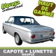 Capotes auto BMW 1600/2002 cabriolet en Alpaga Sonnenland avec lunette arriere en PVC