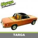Recouvrement du Targa et du haut de pare brise BMW 1600/2002 cabriolet en Alpaga Sonnenland