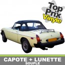 Capote auto MG Midget MK3 cabriolet en Vinyle avec lunette arriere en PVC