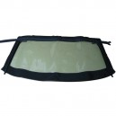 Lunette arri&egrave;re capote Rover MG F cabriolet en Alpaga Stayfast