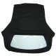 Capotes auto Bmw E36 cabriolet en Alpaga Twillfast II avec lunette arriere en PVC sans poches laterales