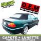 Capotes auto OEM Bmw E46 cabriolet en Alpaga Twillfast avec lunette arriere en verre avec dégivrage