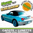 Capotes auto Bmw Z4 cabriolet en Alpaga Twillfast avec lunette verre d&eacute;givrante