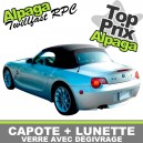 Capote auto Bmw Z4 cabriolet en Alpaga Twillfast II avec lunette verre d&eacute;givrante