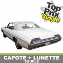 Capote auto Pontiac Catalina cabriolet en vinyle avec lunette arriere en PVC