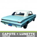 Capote auto Buick Special cabriolet en vinyle avec lunette arriere en PVC