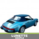 Lunette arri&egrave;re capote Porsche 911 SC/Carrera cabriolet en Alpaga Sonnenland