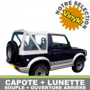 Capote 4x4 Suzuki Samurai SJ 413 cabriolet en Vinyle sur toile coton