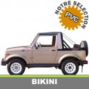 Bikini 4x4 Suzuki Samurai SJ 413 cabriolet en bache PVC