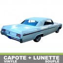 Capote auto Buick LeSabre cabriolet en vinyle avec lunette arriere en PVC