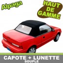 Capote auto Suzuki Swift Geo Metro cabriolet en Alpaga avec lunette arri&egrave;re en PVC