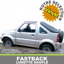 Capote Fastback 4x4 Suzuki Jimny cabriolet en vinyle