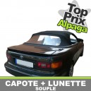 Capote auto Toyota Celica Europe T18 en Alpaga Stayfast 2 avec lunette arri&egrave;re en PVC