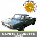 Capote auto Triumph Spitfire MK4 cabriolet en Vinyle avec lunette arri&egrave;re en PVC