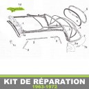 Kit de r&eacute;paration avec tiges filet&eacute;es pour volkswagen coccinelle de 1963 &agrave; 1972