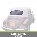 Lunette arri&egrave;re en verre pour capote de Volkswagen Coccinelle 1302 cabriolet