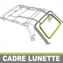 Cadre de lunette arri&egrave;re pour capote de Volkswagen Golf 1 et 2