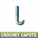Crochet de poign&eacute;e de fermeture capote Volkswagen Golf 1 et 2