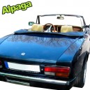 Couvre capote Fiat 124 CS2 cabriolet en Alpaga Sonnenland