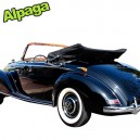 Couvre capote Mercedes 220A (W187) cabriolet en Alpaga Sonnenland