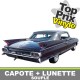 Capote auto Cadillac Deville cabriolet en vinyle avec lunette arriere en PVC
