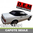 Capote auto Cadillac Allante cabriolet en Alpaga Sonnenland SN