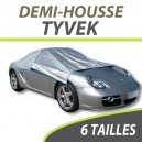 Demi-housse ext&eacute;rieure/int&eacute;rieure HALFCOVER en Tyvek - Housse auto : Bache protection voiture