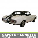 Capote auto Chevrolet Chevelle Malibu cabriolet en vinyle avec lunette arriere en PVC